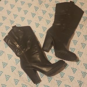 Jessica Simspon Black Boots Size 8
